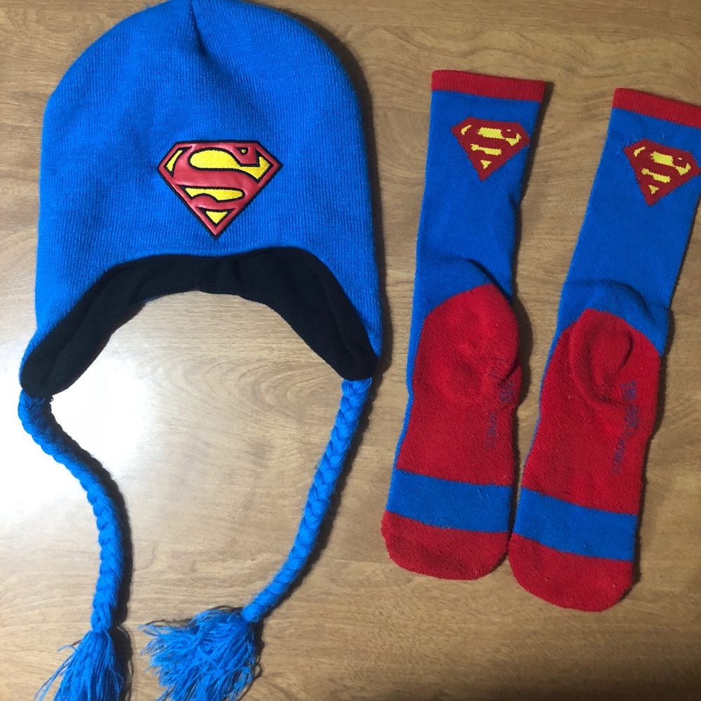 Superman Hat and Socks